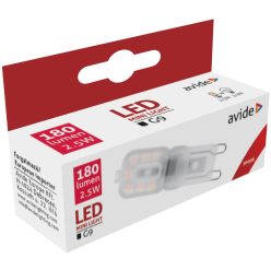 Avide LED 2.5W G9 WW 3000K fekvő