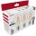 Avide LED Filament Globe 3.8W E27 WW 3000K Super High Lumen 3db/csomag