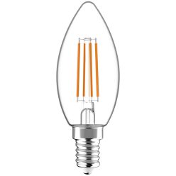   Avide LED Filament Candle 5.9W E14 WW 2700K Fényerőszabályozható