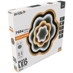   Avide Design Mennyezeti Lámpa Rosa 90W(45+45) RF Távirányítóval