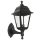 Avide Kültéri Fali Lámpa Blake-U 1xE27 Fekete IP44