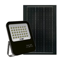   Avide LED Szolár Reflektor 100W CW 6400K különálló napelemmel, távirányítóval
