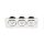 Avide LED Downlight Sein Négyzetes 3x30W IP20 8400lm 20° WW 3000K