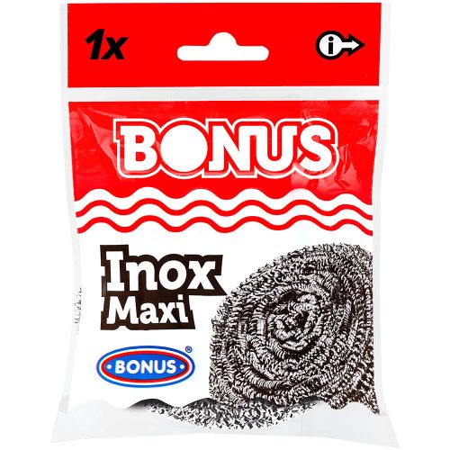 Bonus Inox Maxi spirál fém súroló, fémdörzsi 30g-os