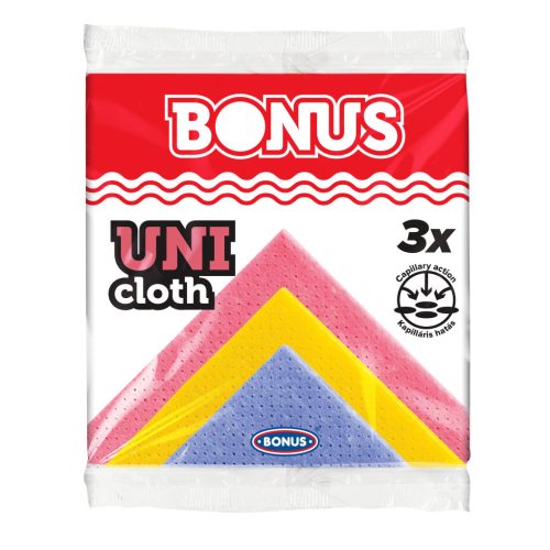 Bonus Uni kendő 38x38cm 3 darabos
