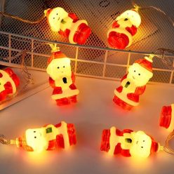   Modee Karácsonyi LED Füzér Plastic Elemes C1013 (10LED/1,35m/15cm) warm