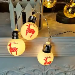   Modee Karácsonyi LED Füzér Plastic Elemes C1014 (10LED/1,35m/15cm) warm