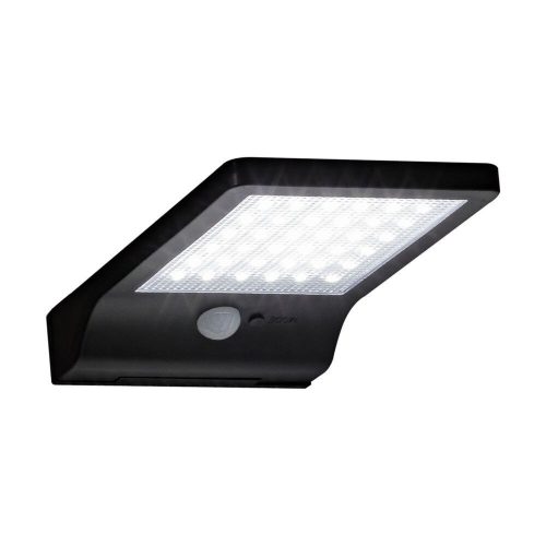 Szolár falilámpa - napelemes, mozgásérzékelős, kültéri LED világítás