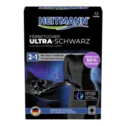 Heitmann Ultrafekete színfrissítő kendő 12 db-os