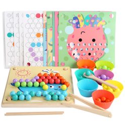 Képkirakó golyókkal Montessori fajáték