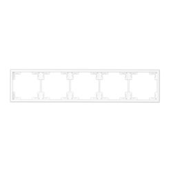 Commel Adria ötös keret fehér  