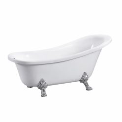 Clark szabadon álló fürdőkád fém lábakkal