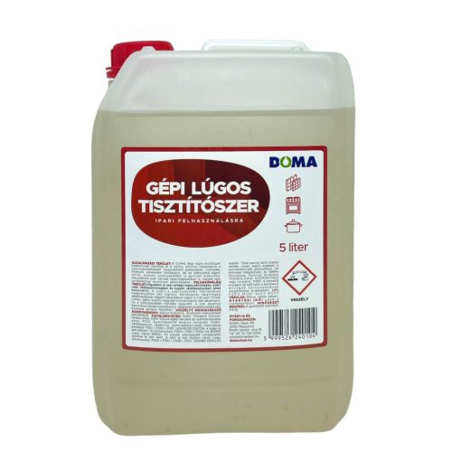 Doma gépi lúgos tisztítószer 5 Literes