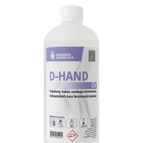 D-Hand QV fertőtlenítő baktericid, fungicid, tuberkolocid, virucid, MRSA hatású kézmosó 1kg