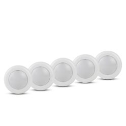   Entac Mini Hordozható Éjjeli Fény 0.45W RGB + Távir. 6db/csomag