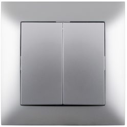   Entac 105 Arnold süllyeszthető fali kapcsoló csillárkapcsoló Ezüst