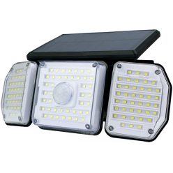   Entac Napelemes Műanyag Fali lámpa 2W SMD 3 fej mozgásérzékelővel