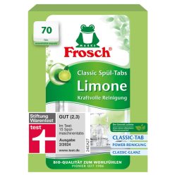 Frosch mosogatógép tabletta zöldcitrom 70db