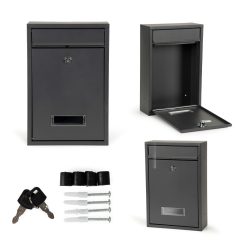 Postaláda horganyzott acélból antracit