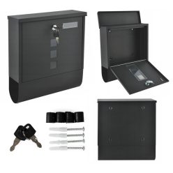 Két oldalról nyitható acél postaláda