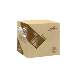   Infibra Szalvéta Madre Terra 2 rétegű 33x33cm barna 100% eco