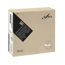 Infibra Szalvéta 33x33cm Greige 2 réteg 50 lap/csomag 