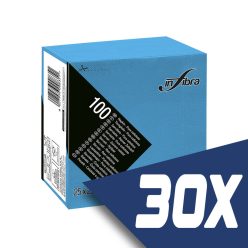   Infibra Szalvéta 25x25cm türkiz 2 réteg 100 lap/csomag (30 csomag)