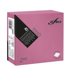 Infibra Szalvéta 38x38cm Fuxia 2 réteg 40 lap/csomag 