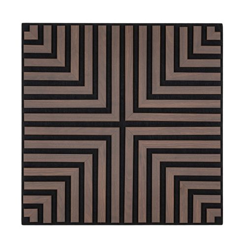 Akusztikus falpanel Deco V dió hatású 60x60x1,8 cm