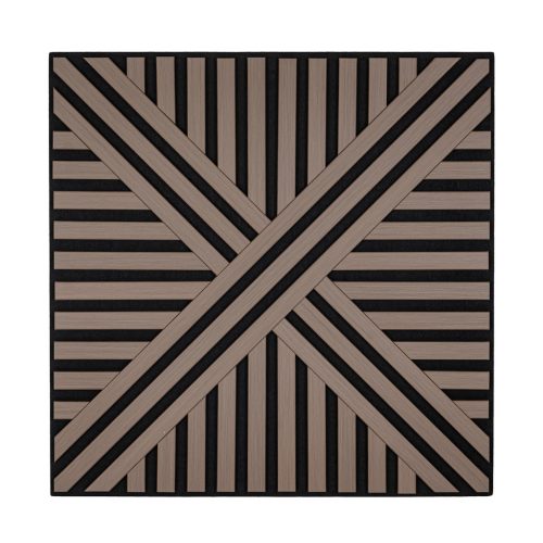 Akusztikus falpanel Deco VI olajos tölgy hatású 60x60x1,8 cm