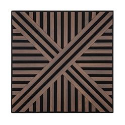 Akusztikus falpanel Deco VI dió hatású 60x60x1,8 cm