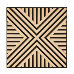 Akusztikus falpanel Deco VII bambusz hatású 60x60x1,8 cm