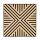 Akusztikus falpanel Deco VII bambusz hatású 60x60x1,8 cm