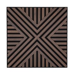 Akusztikus falpanel Deco VII dió hatású 60x60x1,8 cm