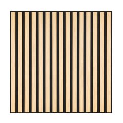 Akusztikus falpanel Deco II bambusz hatású 60x60x1,8 cm