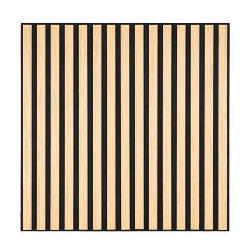 Akusztikus falpanel Deco II bambusz hatású 60x60x1,8 cm