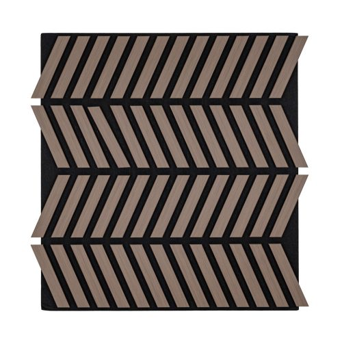 Akusztikus falpanel Deco XII olajos tölgy hatású 60x60x1,8 cm