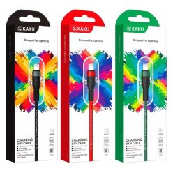   KAKU Qingrou Aluminium Gyorstöltő és adatkábel - Type C - Piros 100cm