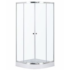 Leo 90 Chrome íves zuhanykabin zuhanytálcával