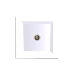 Nova TV csatlakozóaljzat fehér kerettel