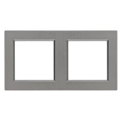 Nova kettes keret vízszintes szürke szálcsiszolt