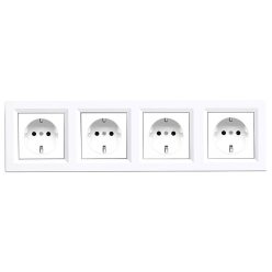 Nova IV négy dugalj fehér kerettel