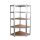 Nagy teherbírású sarokpolc 180x70x40-40 cm 175 kg króm