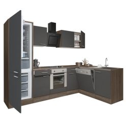   Yorki 280 sarok konyhabútor alsó sütős, alulfagyasztós hűtős kivitelben