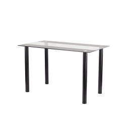 Riona 120 cm szögletes üveg étkezőasztal