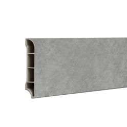 Vinyl SPC padlószegély Harbor beton szürke 2400x60x12 mm