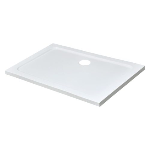 Modena Slim aszimmetrikus szögletes akril zuhanytálca, 80x120 cm