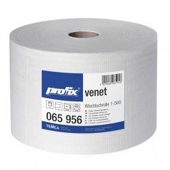   PROFIX Venet fehér ipari törlőkedő, 1 rétegű, fehér, 500 lap/tekercs, 1 tekercs/zsugor