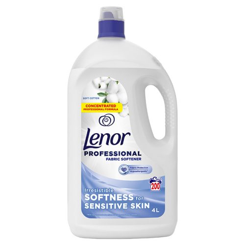 Lenor Professional öblítőszer Sensitive Cotton 4 L