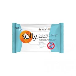   Nedves Softy Disinfectant fertőtlenítő törlőkendő 40 lap, visszazárható